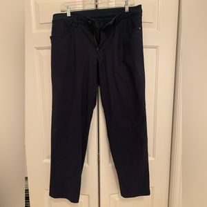 Men’s navy lululemon ABC pant. 30”. Size 35.